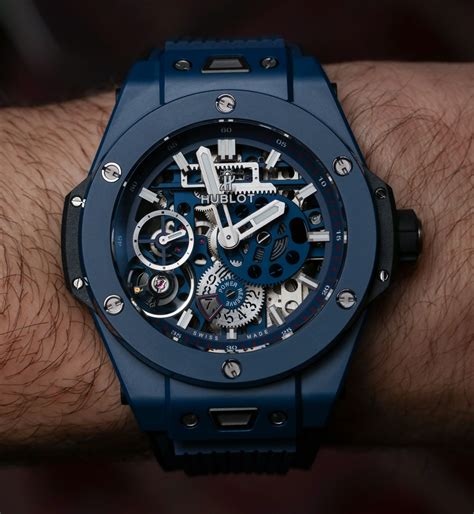 hublot navy blue watch|hublot big bang watch price.